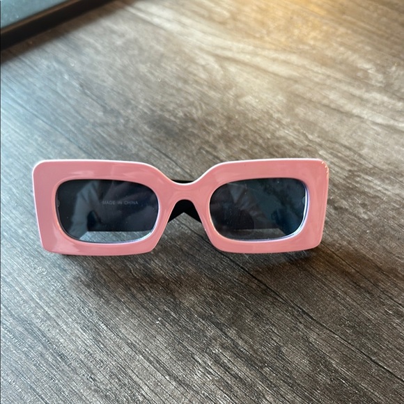 Pink Square Sunglasses - Picture 1 of 5